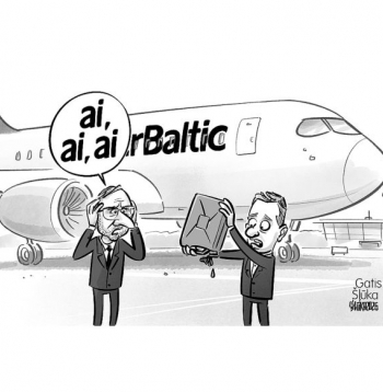 Zīmē Gatis Šļūka. AiaiairBaltic