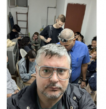 Frederiks Ozols nelielajā patvertnē.