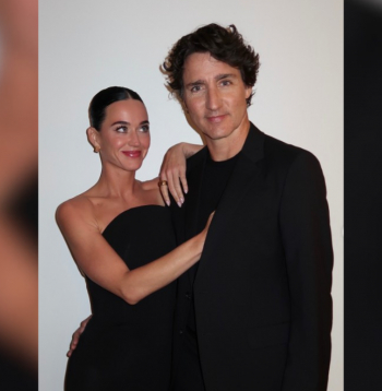 Keitija Perija un Džastins Trudo.