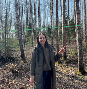 "Kainaižu" saimniece Līvija Letīcija Labanovska uzsver bērza sulas vākšanas industrializācijas priekšrocības – tikpat kā nav fiziskā darba, un sulai visu laiku jāatrodas slēgtā vidē.