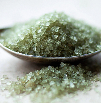 Havaju salu zaļā bambusa sāls.