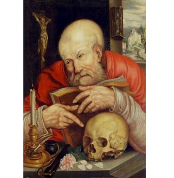 Jana Maseisa 16. gs. "Sv. Hieronīms" no D. Robiani kolekcijas LNMM.