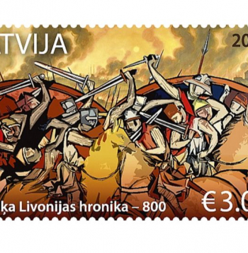 "Latvijas pasts" izdos pastmarku Livonijas Indriķa hronikas 800 gadu jubilejai.