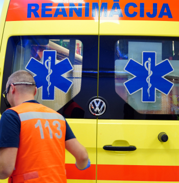 Neatliekamās medicīniskās palīdzības dienesta (NMPD) automašīna. Ilustratīvs attēls.
