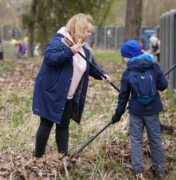 Lielās talkas norise Rīgā.