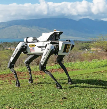  'Asylon DroneDog' robotizētie suņi.
