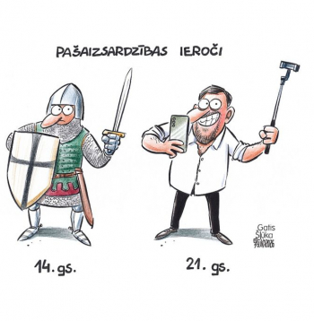 Zīmē Gatis Šļūka. Pašaizsardzības ieroči