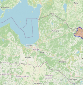 Iespējamam gaisa apdraudējumam pakļautā teritorija.