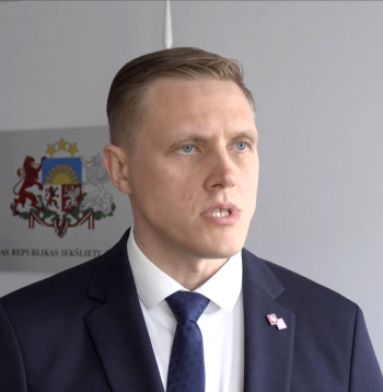 Iekšlietu ministrs Jānis Dombrava. Iekšlietu ministrs Jānis Dombrava.
