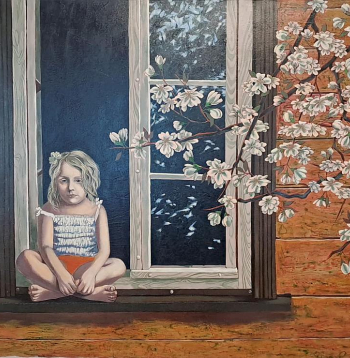 Liena Baklāne. "1. stāvs". I. , 2011. a., akrils, 90x120 cm.