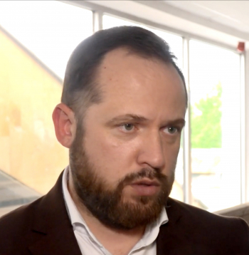 Mārtiņš Trons, biedrības "Zemnieku saeima" valdes loceklis. Mārtiņš Trons, biedrības "Zemnieku saeima" valdes loceklis.