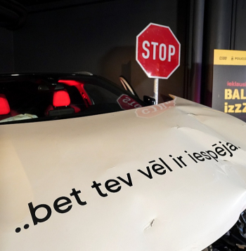 Satiksmes drošības kampaņas pret braukšanu reibumā "Ballējam – izzzguļam!" atklāšanas pasākums.