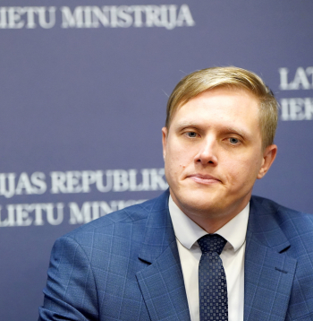 Iekšlietu ministrs Jānis Dombrava. Iekšlietu ministrs Jānis Dombrava.