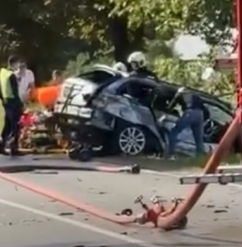 Avārija uz Jelgavas–Iecavas ceļa.
