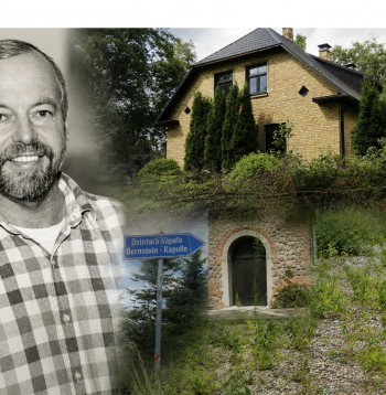 Joahima Zīgerista savulaik rūpīgi koptajā īpašumā šobrīd valda klusums un aizaugoša vide. Attēls: Lasi.lv kolāža. Joahima Zīgerista savulaik rūpīgi koptajā īpašumā šobrīd valda klusums un aizaugoša vide. Attēls: Lasi.lv kolāža.