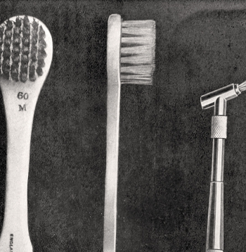 1916. gadā ražotas zobu sukas.