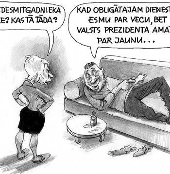 Zīmē Ēriks Ošs: Karavīrs vai prezidents