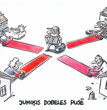 Zīmē Gatis Šļūka. Jumiķis Dobeles pusē