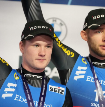 Mārtiņš Bots un Roberts Plūme.