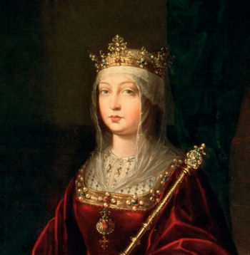 19. gs. spāņu gleznotāja Luisa de Madrazo veidotais Izabellas portrets.