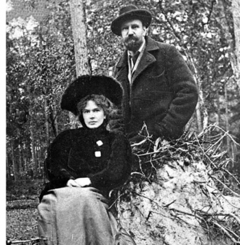 Rainis un Aspazija ap 1905. gadu.