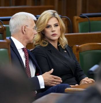 Krišjānis Kariņš un Evika Siliņa.
