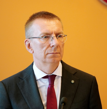 Valsts prezidents Edgars Rinkēvičs.