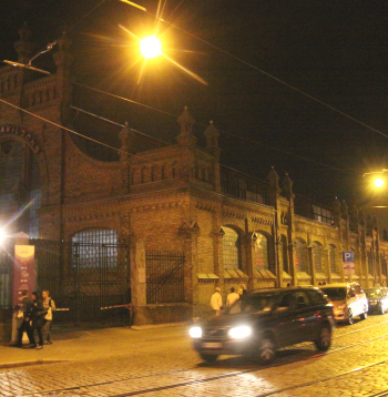 Vidzemes tirgus gaļas paviljons. Rīga, Baltā nakts. 