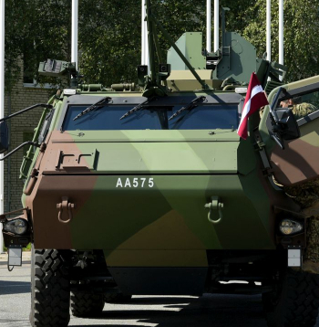 Latvijā ražotās "Patria".