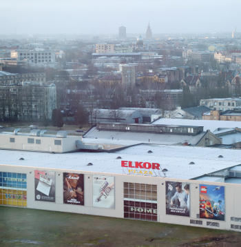 Skats un ELKOR teritoriju. Rīga, Gustava Zemgala Gatve 76, māja Valters, 