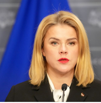 Ministru prezidente Evika Siliņa.