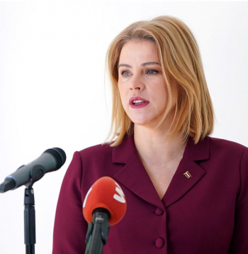 Ministru prezidente Evika Siliņa.