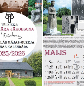 Otro reizi memoriālā māja muzejs "Galdiņi" izdevis unikālu kalendāru, kas sākas 1. aprīlī.