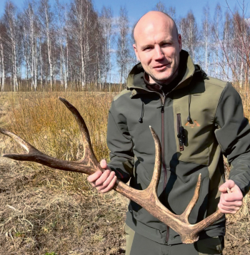 Kā vilku, tas ir, ragu, piemin, tā rags klāt.