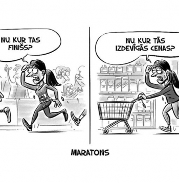 Zīmē Gatis Šļūka. Maratons