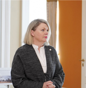 XIII Latvijas Skolu jaunatnes dziesmu un deju svētku rīcības grupas vadītāja Inga Vasiļjeva.