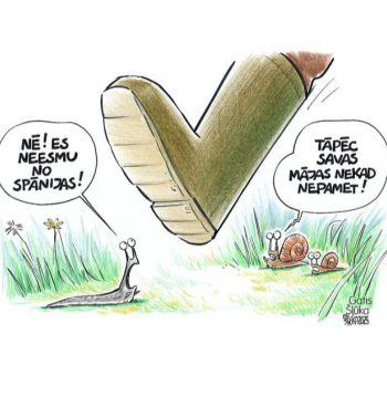 Zīmē Gatis Šļūka. Tāpēc savas mājas nekad nepamet!