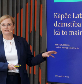 Latvijas Bankas ekonomiste Baiba Brusbārde. 