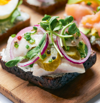 Sviestmaize ar siļķi.