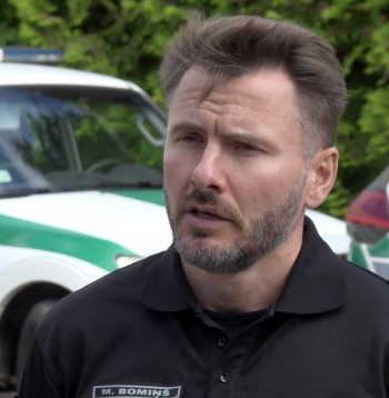 Reģionālās pašvaldības policijas priekšnieks Māris Bomiņš.