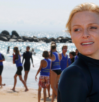 Monako princese Šarlīna.