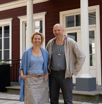 Lolita Čigāne un Nils Students Rīgā.