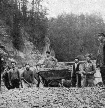 Braslas HES būvdarbu sākums 1925. gada rudenī.
