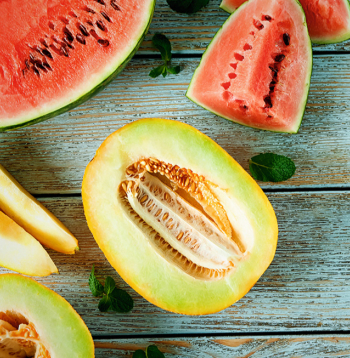 Arbūzi un melones.