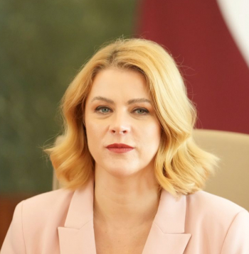 Ministru prezidente Evika Siliņa.