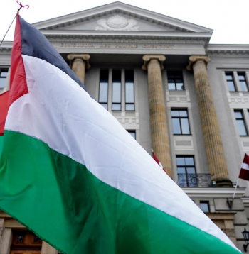 Palestīnas karogs.