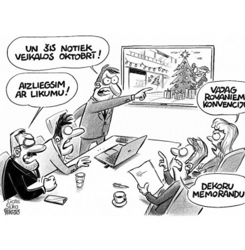 Zīmē Gatis Šļūka. Dekoru memorandu!