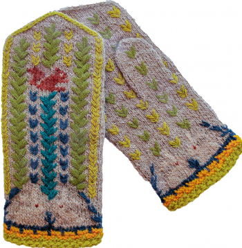 Cimdi "Zaļā pasaka". Cimdi "Zaļā pasaka".