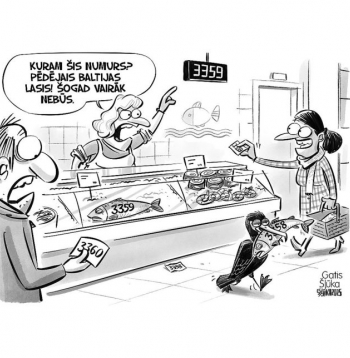 Zīmē Gatis Šļūka. Pēdējais Baltijas lasis!