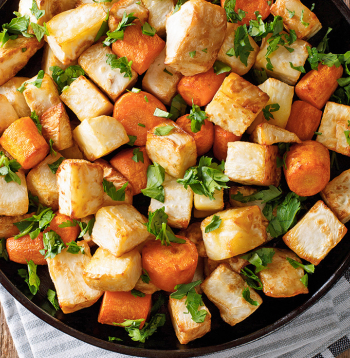 Cepta selerija ar burkāniem. Cepta selerija ar burkāniem.